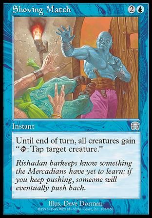 Shoving Match (Mercadian Masques) Trading Card