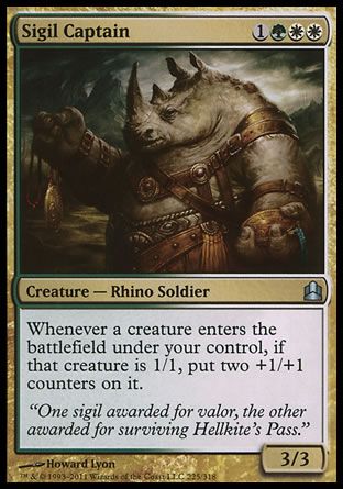 Sigil Captain (MTG Commander) Trading Card