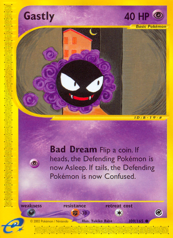 Gastly (109/165) - Expedition Base Set Pokémon Card