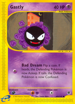Gastly (109/165) - Expedition Base Set