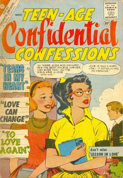 Teen-Age Confidential Confessions #5 Comic