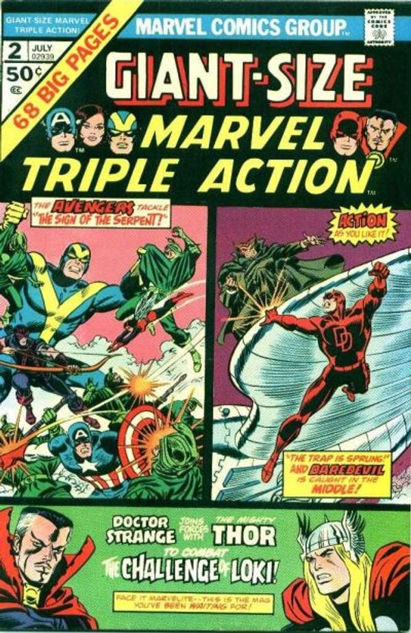 Giant-Size Marvel Triple Action #2