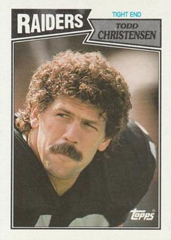 Todd Christensen 1987 Topps #218