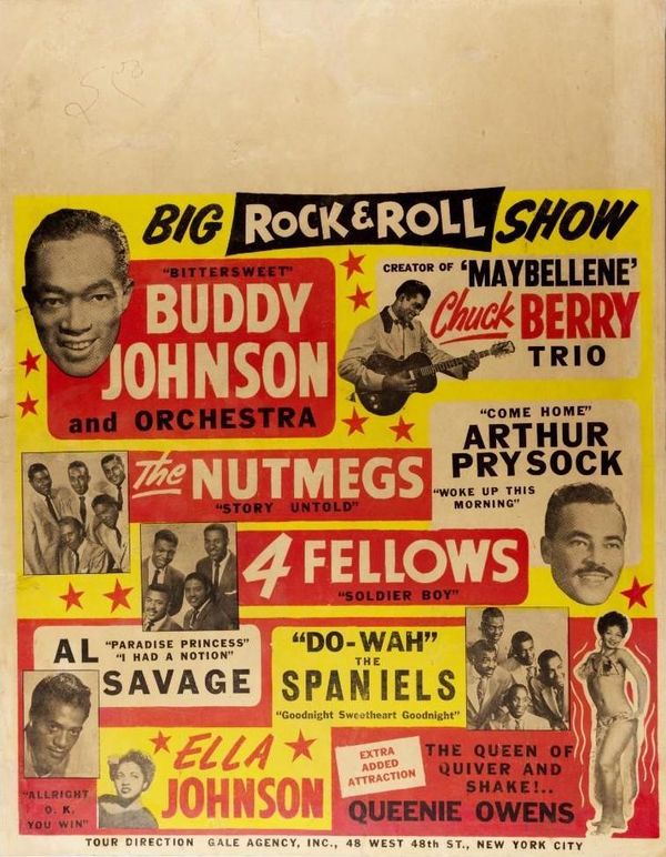 The Chuck Berry Trio Tour Blank 1955