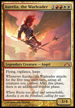 Aurelia, the Warleader (Gatecrash) Trading Card