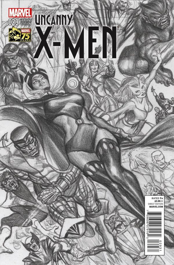 Uncanny X-men #29 (Ross 75th Anniv Sketch Variant)