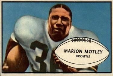 Marion Motley 1953 Bowman #9 Sports Card