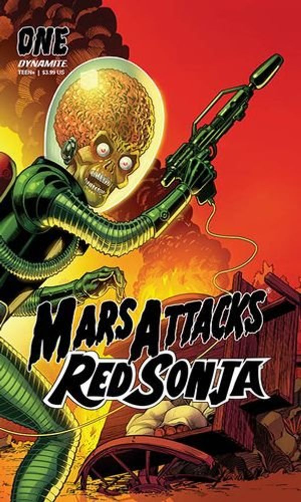 Mars Attacks Red Sonja #1 (Cover E Kitson Card Homage)