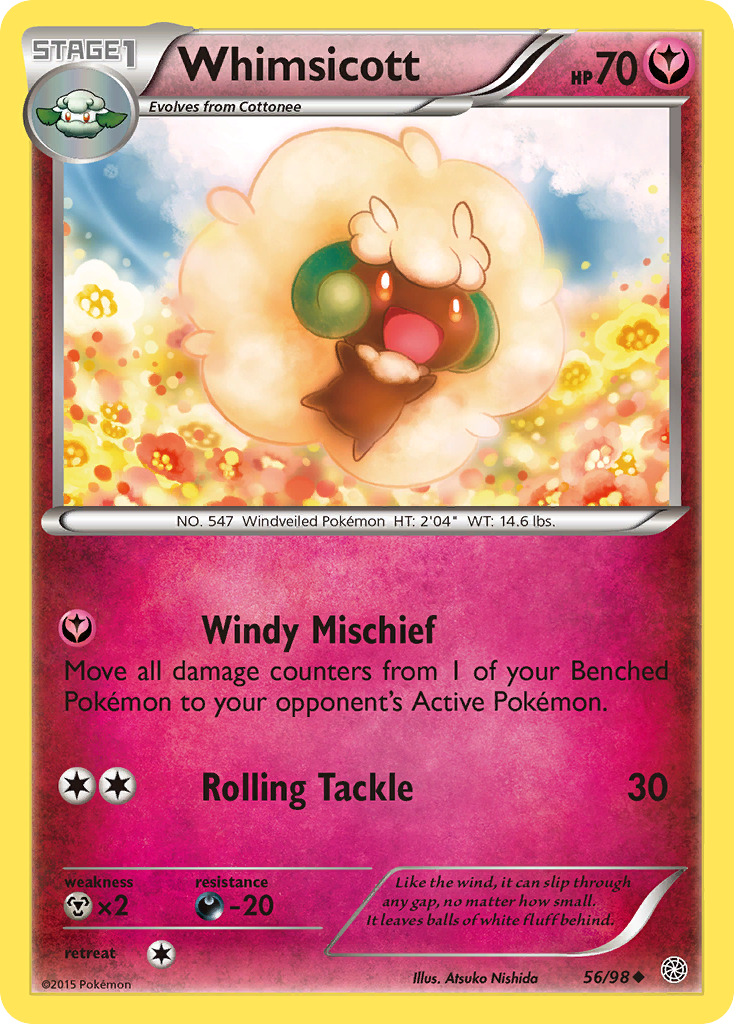 Whimsicott (56/98) - Ancient Origins Pokémon Card