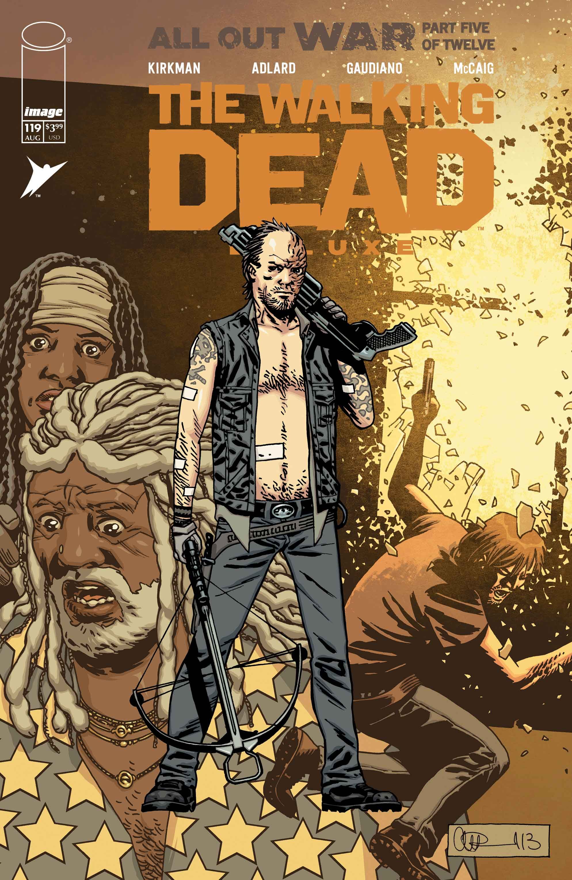 Walking Dead: Deluxe #119 (Cvr B Charlie Adlard & Dave Mccaig Variant) Comic