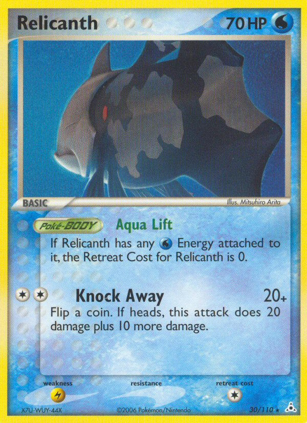 Relicanth (30/110) - Holon Phantoms Pokémon Card