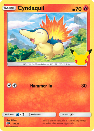 Cyndaquil (10/25) - McDonald's Collection 2021 (Holo)