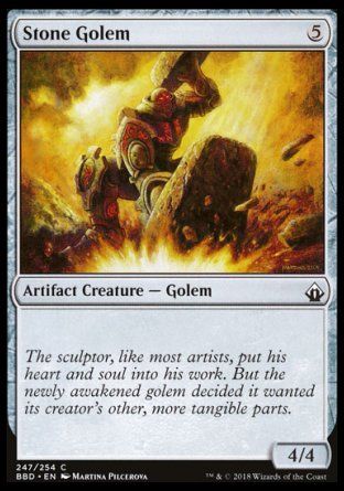 Stone Golem (Battlebond) Trading Card