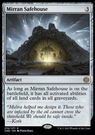 Mirran Safehouse (Phyrexia: All Will Be One) Trading Card