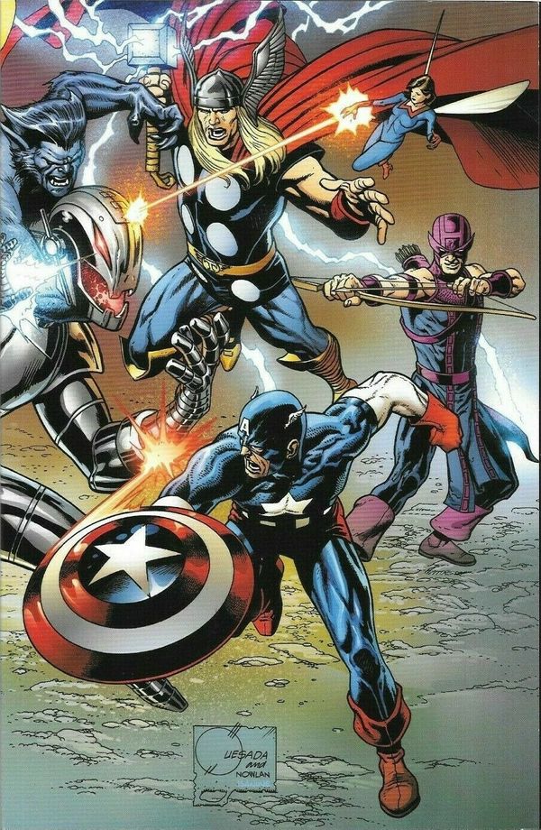 Marvel Comics #1000 (Quesada Wraparound Variant)