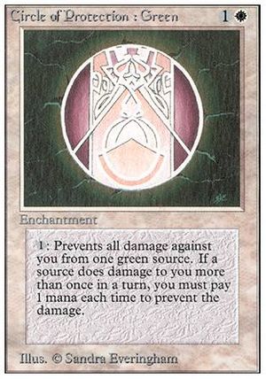 Circle of Protection: Green (Unlimited)