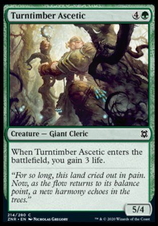 Turntimber Ascetic (Zendikar Rising) Trading Card