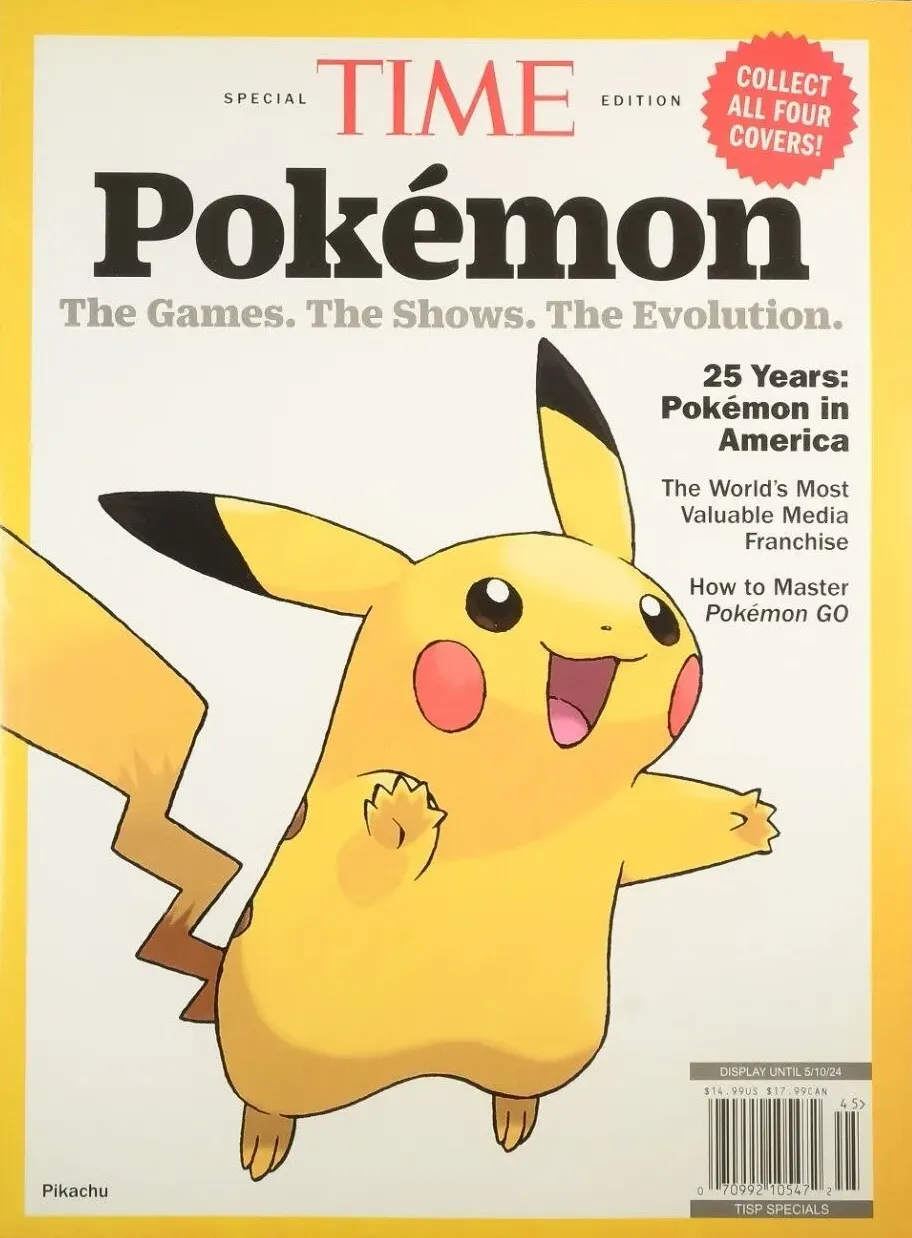 Time Special Edition: Pokemon #nn (Pikachu Cover)