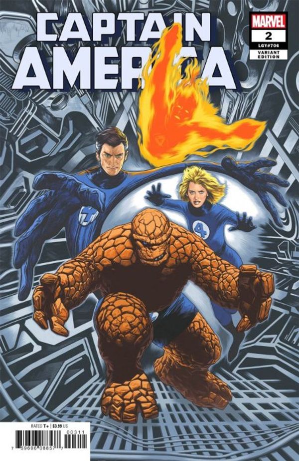 Captain America #2 (Charest Return Of Fantastic Four)