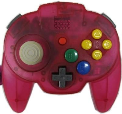 Nintendo 64 Hori Controller [Transparent Red] Video Game