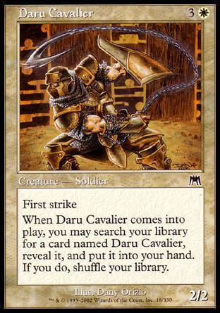 Daru Cavalier (Onslaught) Trading Card