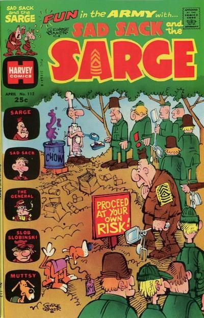 Sad Sack And The Sarge #112 Comic