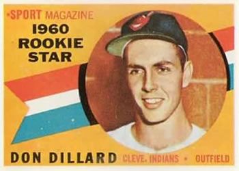 Don Dillard 1960 Topps #122 Sports Card
