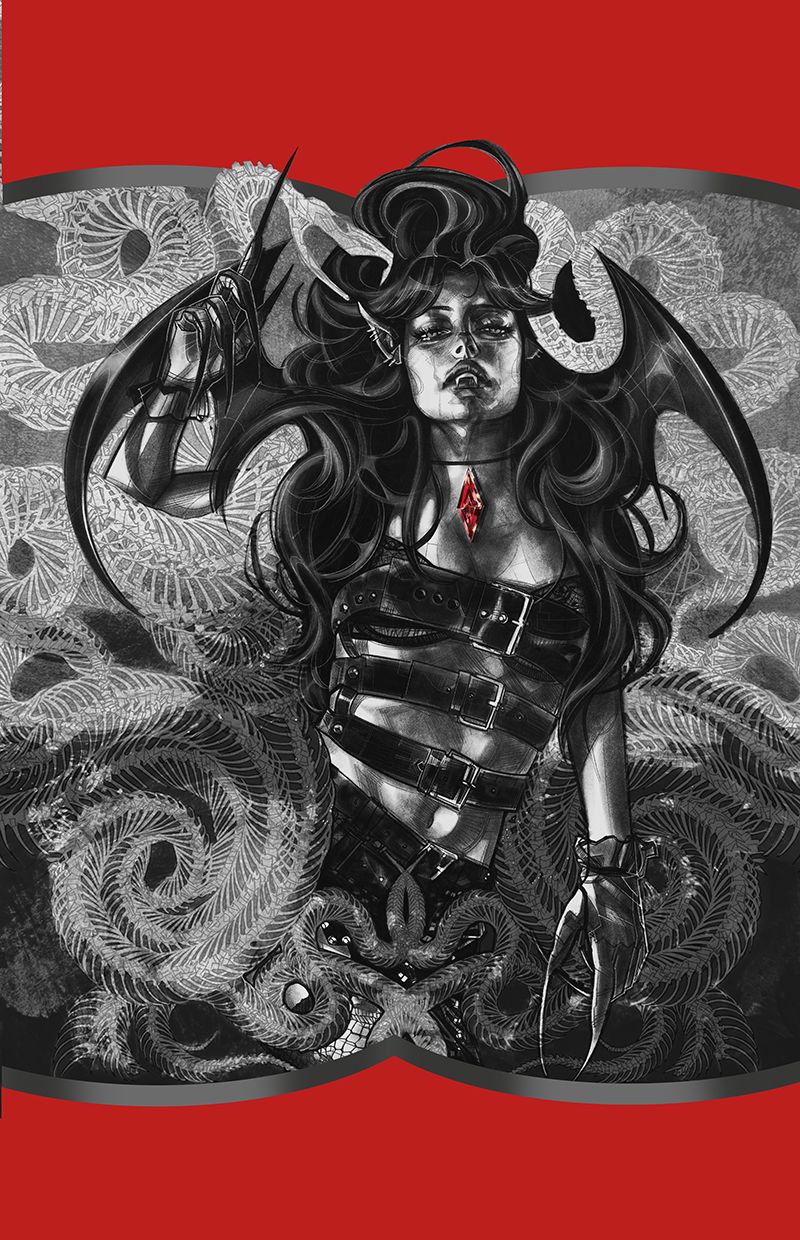 Lilith Blood And Burlesque #1 (Cvr D Inc 1:3 (30) Serena Bell Full Art Variant) Comic