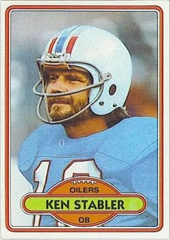 1981 TOPPS JACK TATUM . HOUSTON OILERS #8