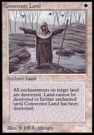 Consecrate Land (Alpha) Trading Card