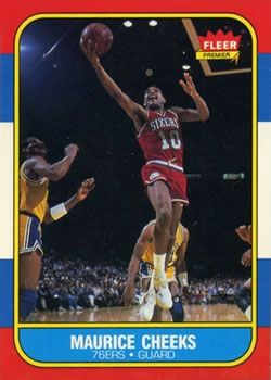 Maurice Cheeks 1986 Fleer #16 Sports Card