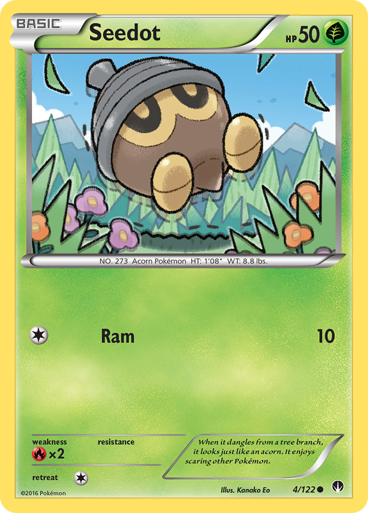 Seedot (4/122) - BREAKpoint Pokémon Card