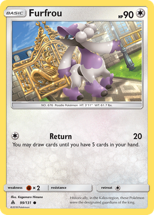 Furfrou (99/131) - Forbidden Light (Reverse Holo)