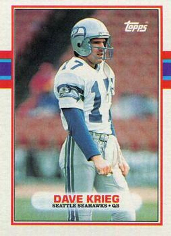 Dave Krieg 1989 Topps #188