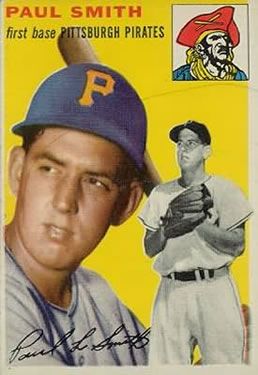 Paul Smith 1954 Topps #11 Sports Card