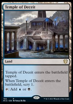 Temple of Deceit (Innistrad Midnight Hunt Commander Decks)