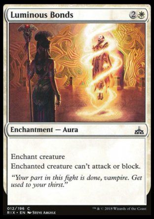 Luminous Bonds (Rivals of Ixalan) Trading Card