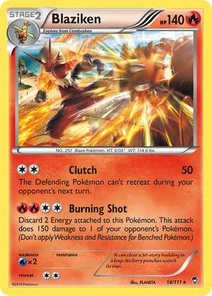 Blaziken (14/111) - Furious Fists