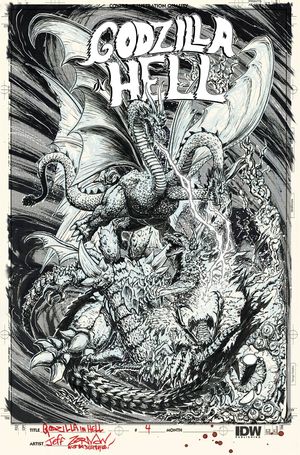 Godzilla In Hell #4 (10 Copy Cover)