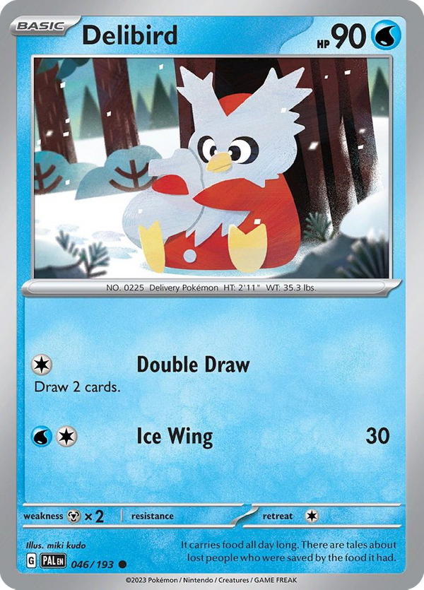 Delibird (46/193) - Paldea Evolved