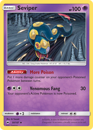 Seviper (50/147) - Burning Shadows