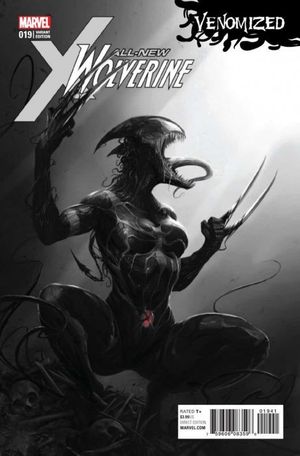 All-New Wolverine #19 (Mattina Venomized B&W Variant)
