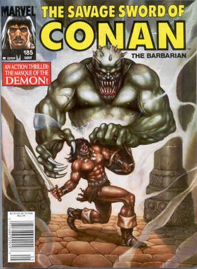 The Savage Sword of Conan #185 Comic