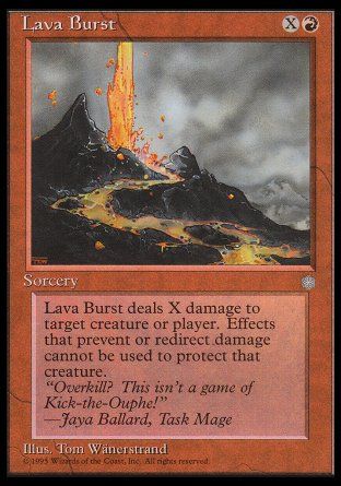 Lava Burst (Ice Age) Trading Card