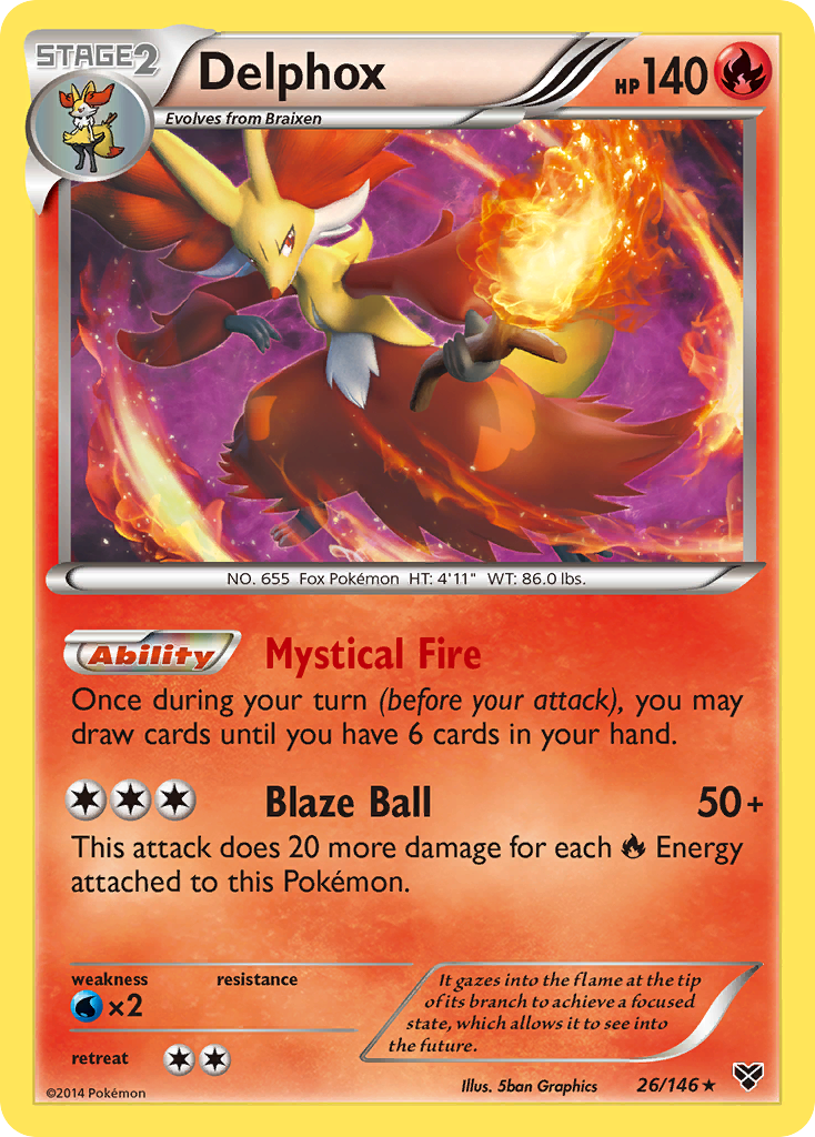 Delphox (26/146) - XY Pokémon Card