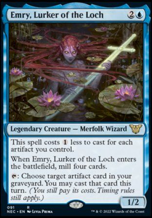 Emry, Lurker of the Loch (Kamigawa Neon Dynasty Commander Decks) Trading Card