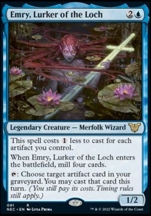 Emry, Lurker of the Loch (Kamigawa Neon Dynasty Commander Decks)