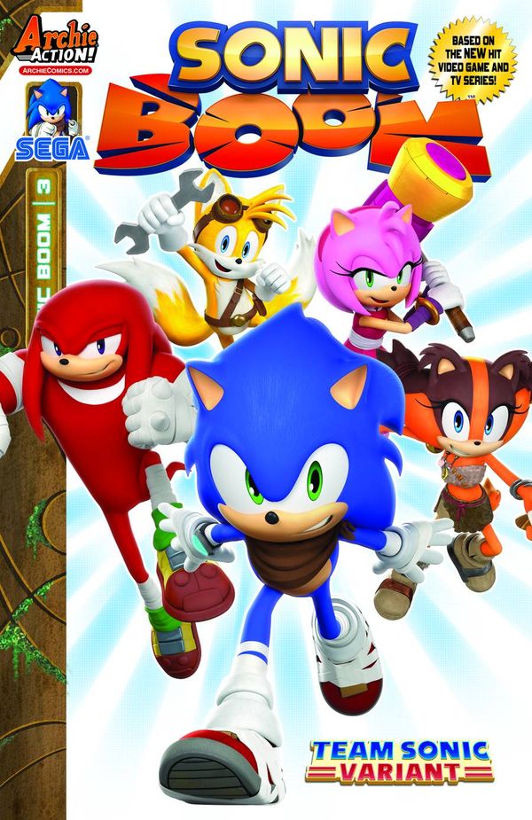 Sonic Boom #3 (Team Sonic Variant Cover)