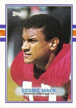 Cedric Mack 1989 Topps #285 Sports Card