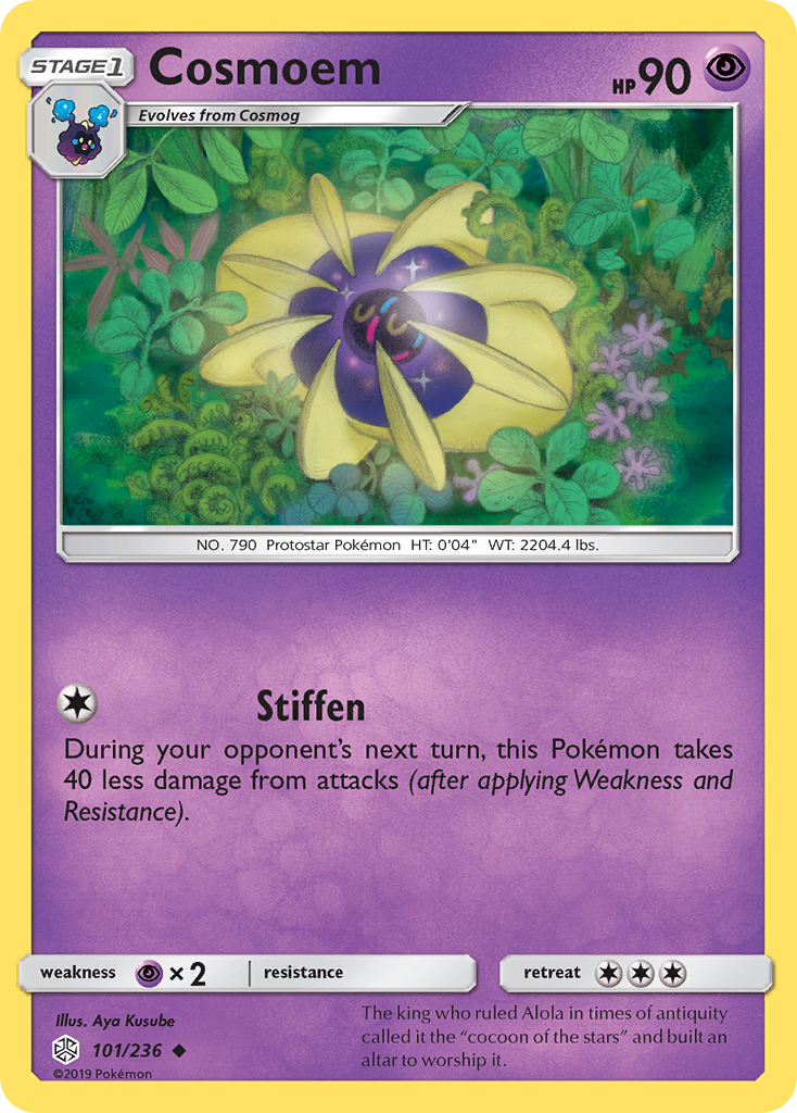 Cosmoem (101/236) - Cosmic Eclipse Pokémon Card